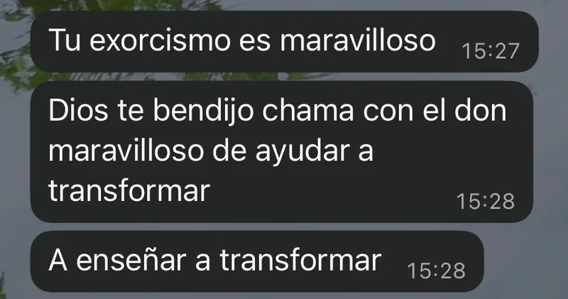 Mensaje de WhatsApp: el don de ayudar a transformar